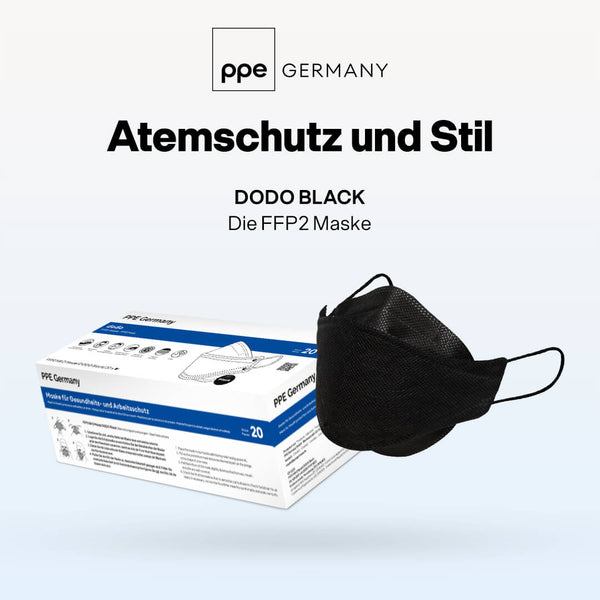 Dodo Air FFP2-Maske Schwarz